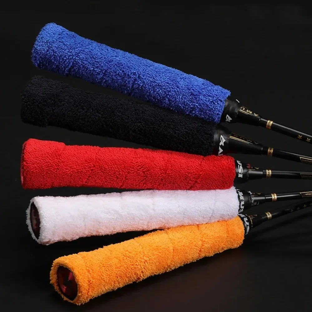 Badminton Grip Tape - Pro Sweat-Absorbing Overgrips Cotton Towel Grip
