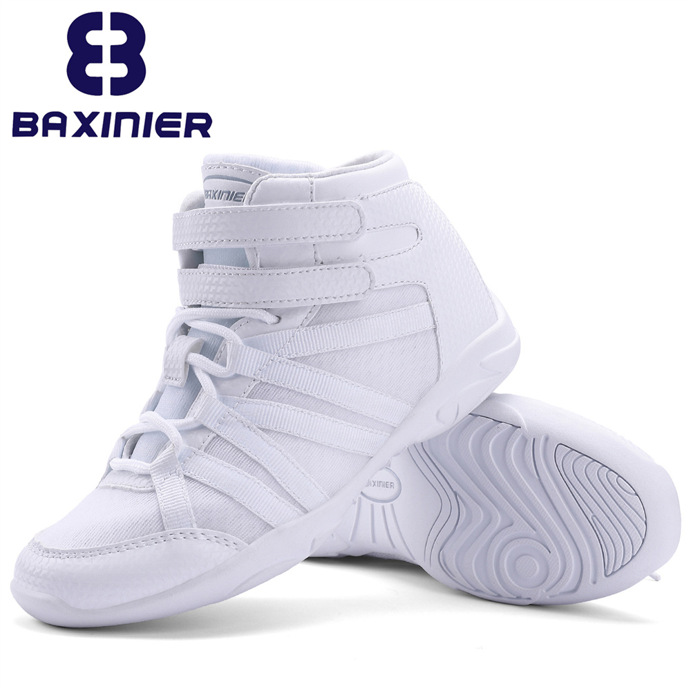 Badminton Youth - BAXINIER Girls White High Top Cheerleading