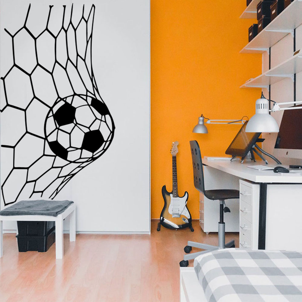 Badminton Live - Large Soceer Goal Net Wall Sticker