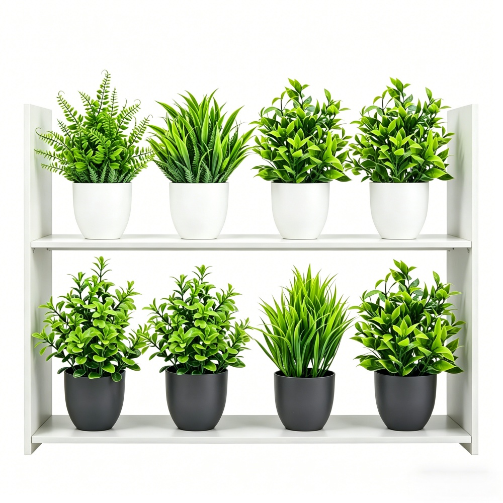 Badminton Live - 4pcs/set Mini Artificial Plants Potted Indoor