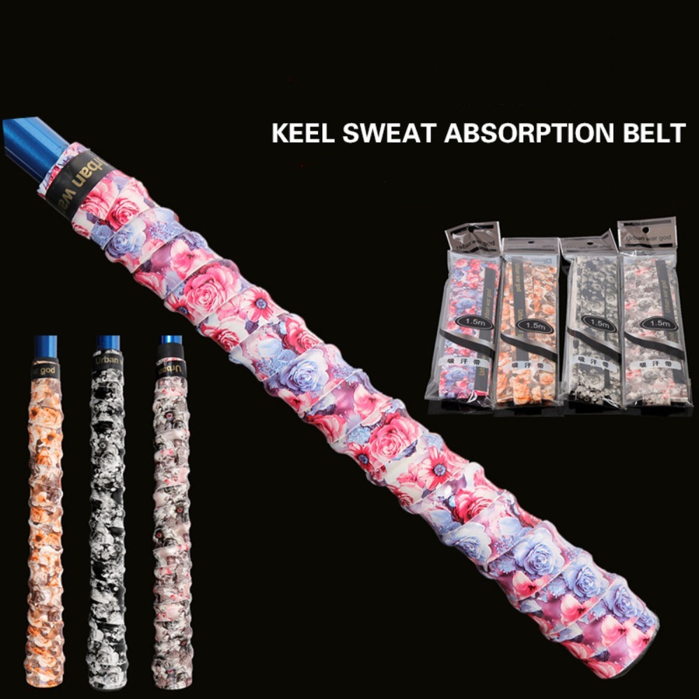 Badminton Grip Tape - 1Pcs 1.5m Length Antiskid Fishing Rod