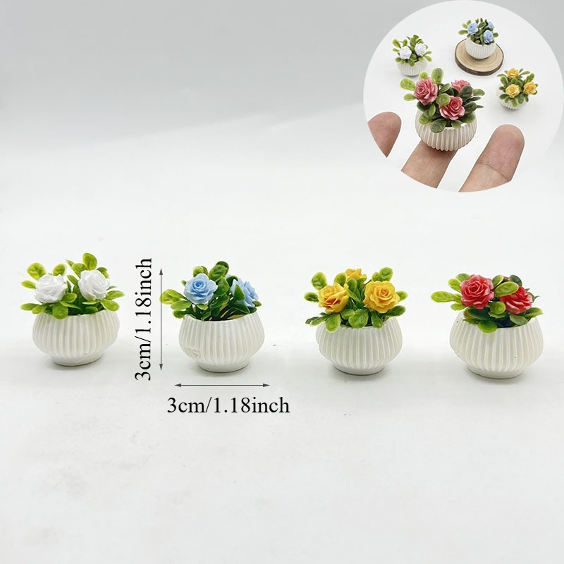 1pc Miniature Rose Plant Potte - đánh giá và giá Badminton Live