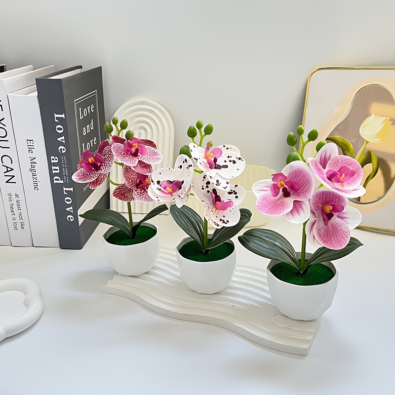 3pcs Artificial Phalaenopsis O - đánh giá và giá Badminton Live