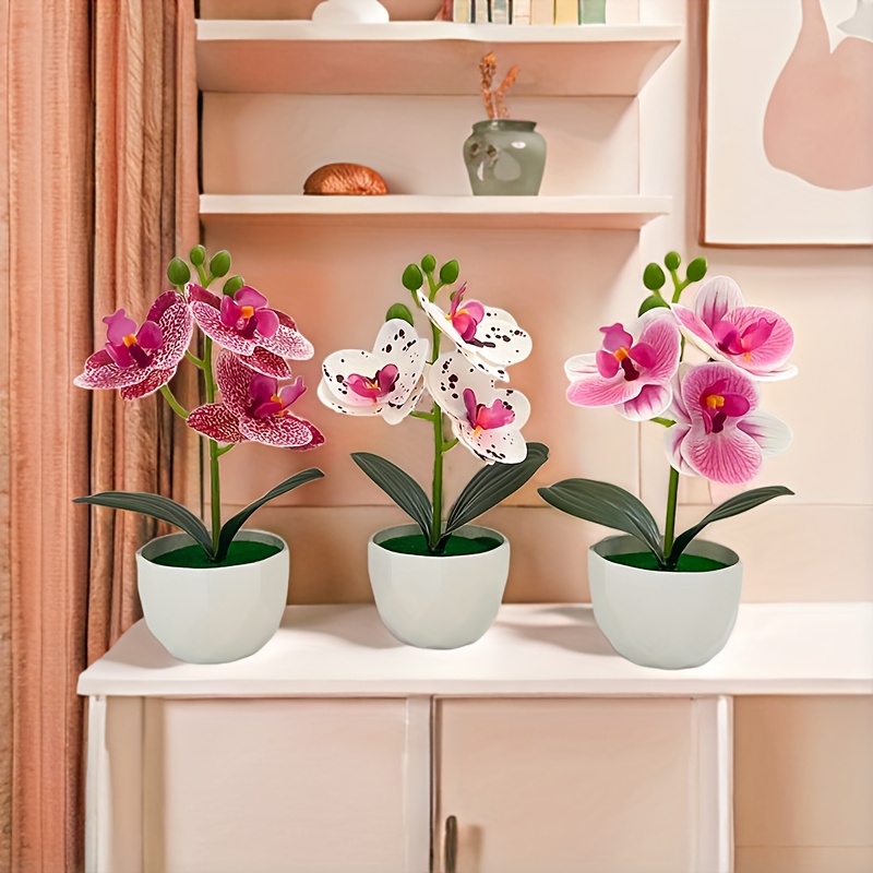 3pcs Artificial Phalaenopsis O - đánh giá và giá Badminton Live