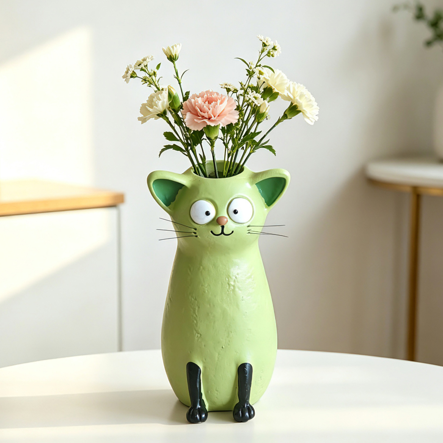 Creative Resin Cat Vase Quirky - đánh giá và giá Badminton Live