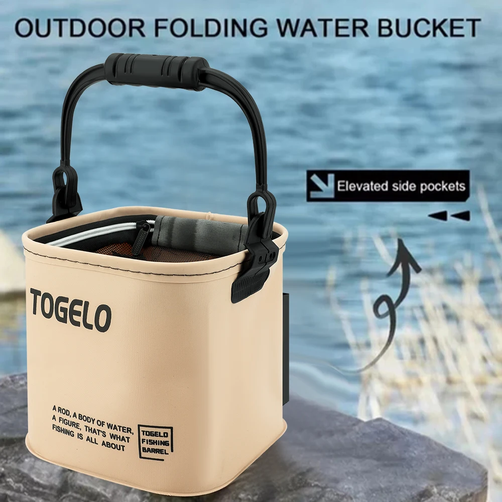 Outdoor Fishing Bucket Foldabl - đánh giá và giá Badminton Live