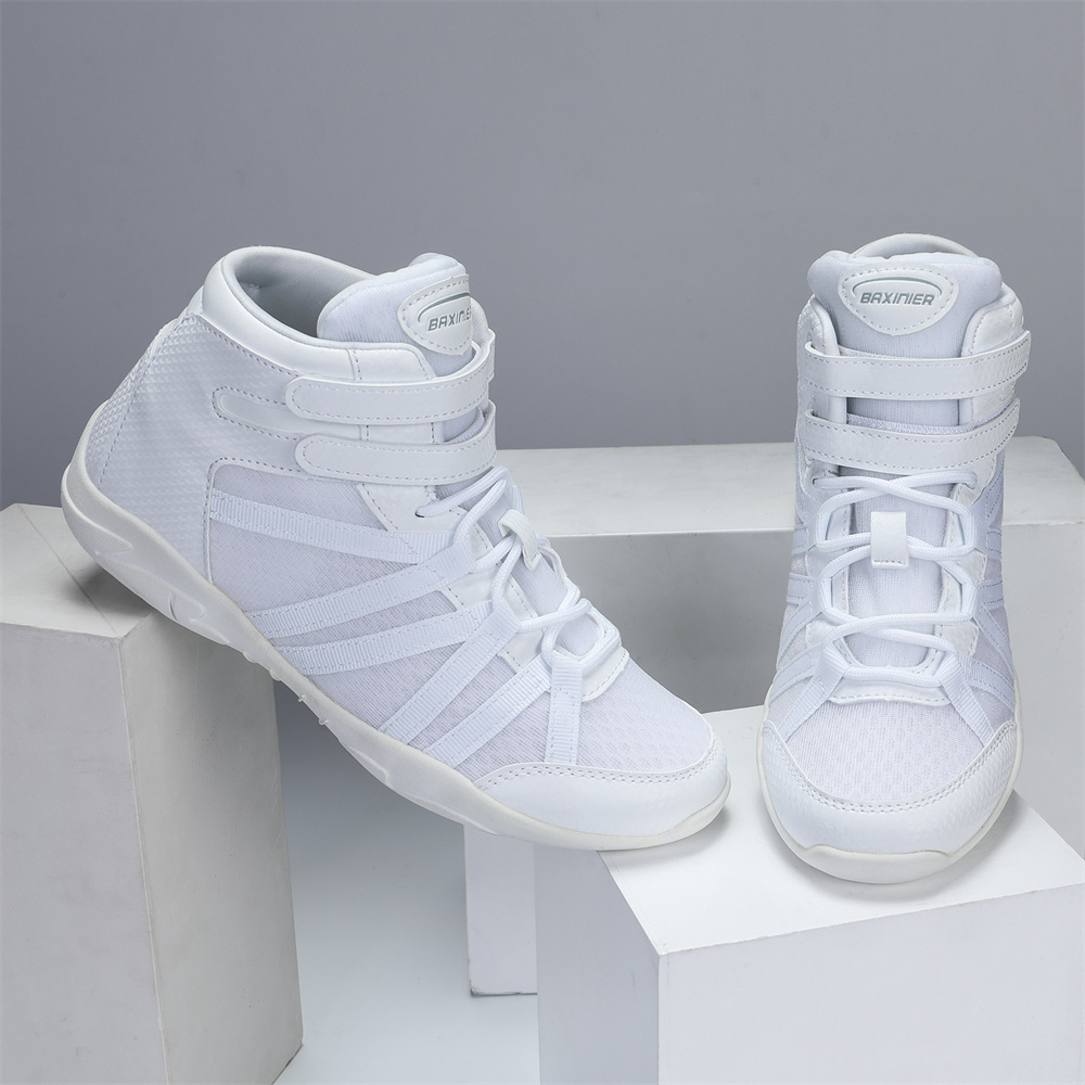 BAXINIER Girls White High Top  - đánh giá và giá Badminton Youth