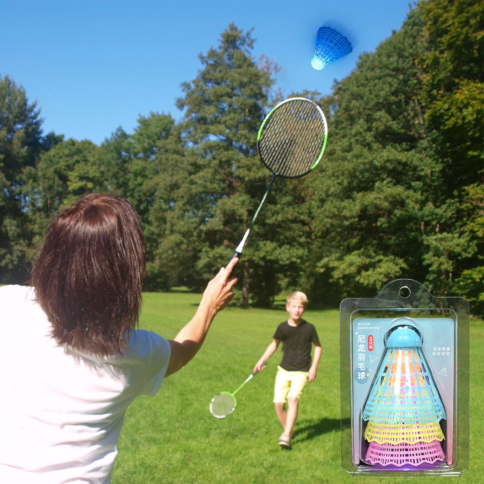 3Pcs LED Badminton Ball Glowin - đánh giá và giá Badminton Bwf