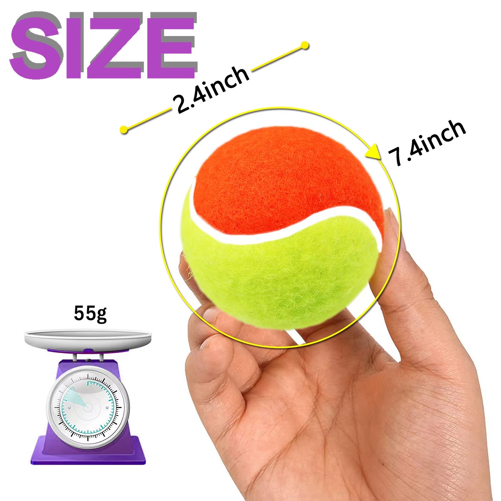 6pcs Kids Tennis Balls Set Sof - đánh giá và giá Badminton Youth