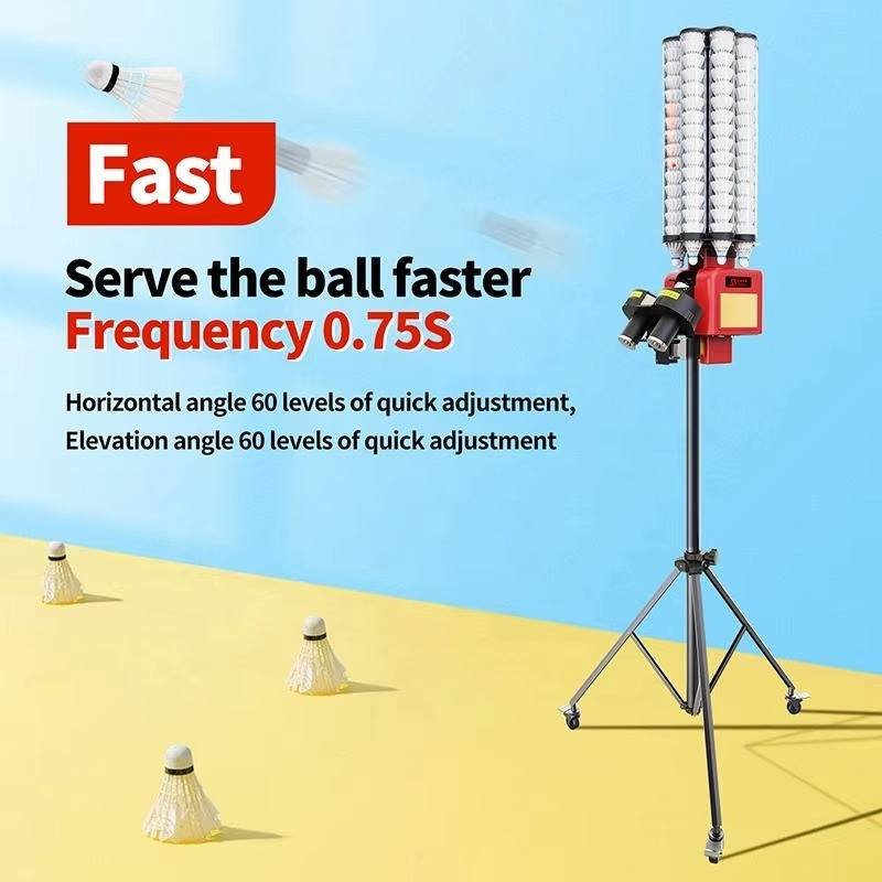 Portable Automatic Badminton S - đánh giá và giá Feeder Machine Badminton