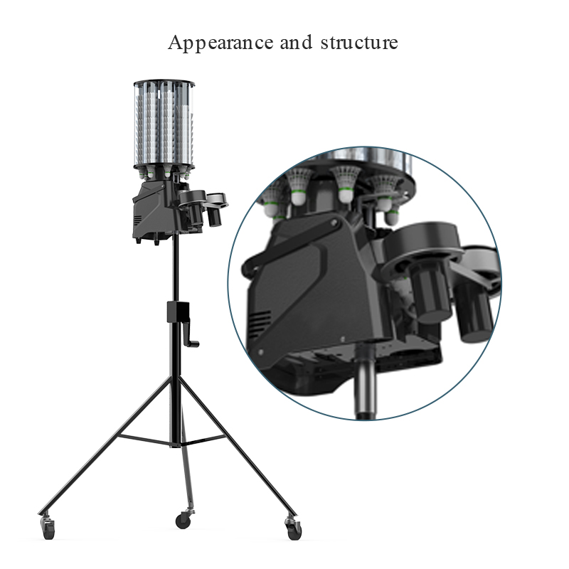 Smart Programmable Badminton S - đánh giá và giá Feeder Machine Badminton