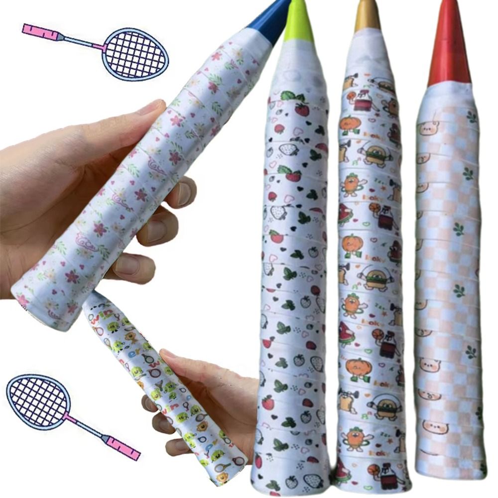 New Cartoon Printed Badminton  - đánh giá và giá Badminton Grip Tape