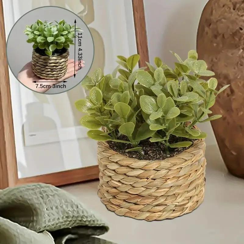 1Pc Potted Plant Small Fake Pl - đánh giá và giá Badminton Live
