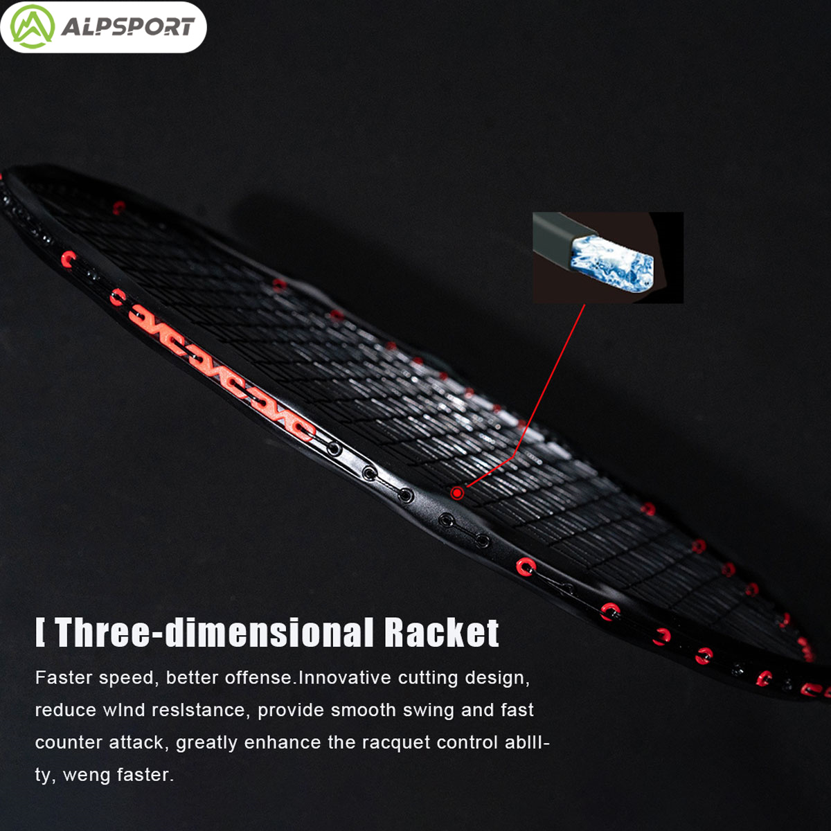 Alpsport MH-V5 5U 75g Wave Leg - đánh giá và giá Badminton Bwf