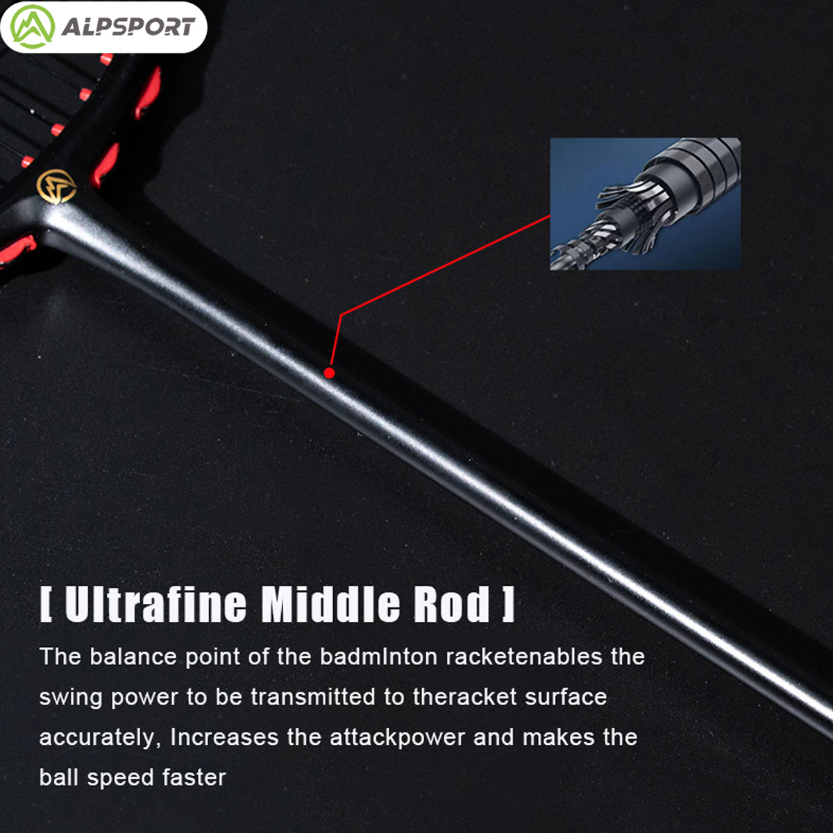 Alpsport MH-V5 5U 75g Wave Leg - đánh giá và giá Badminton Bwf