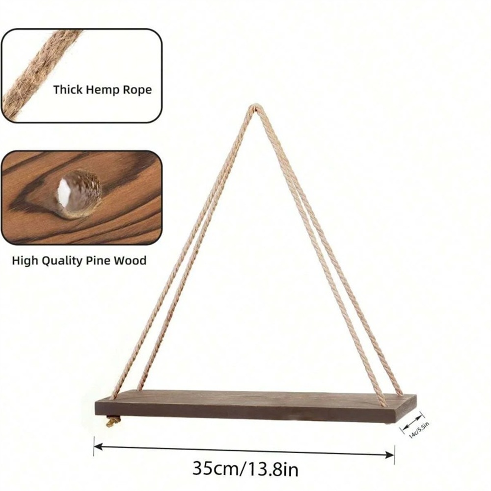 1pc Wood Hanging Shelve Swing  - đánh giá và giá Badminton Live