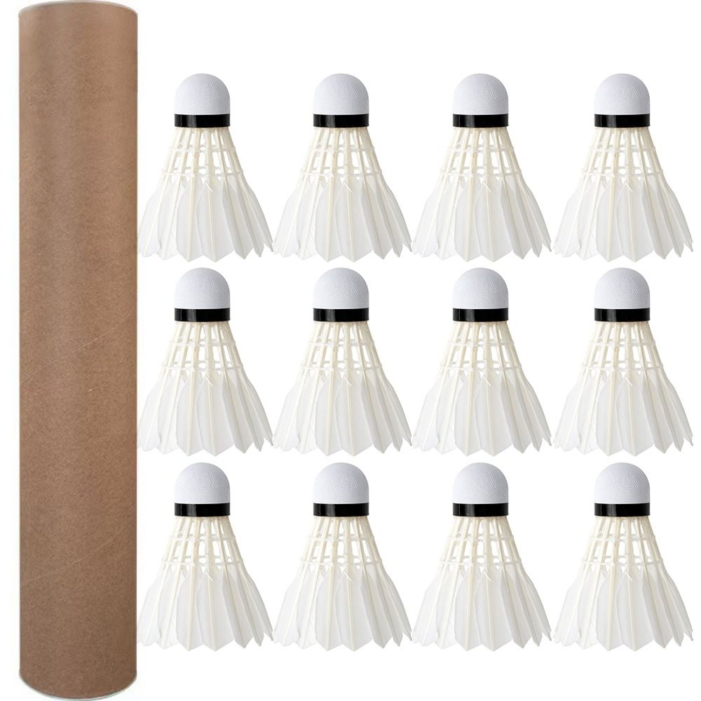 3/6/12Pcs New White Badminton  - đánh giá và giá Badminton Bwf