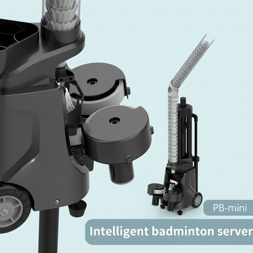 JMZ Badminton Ball Feeder Auto - đánh giá và giá Feeder Machine Badminton