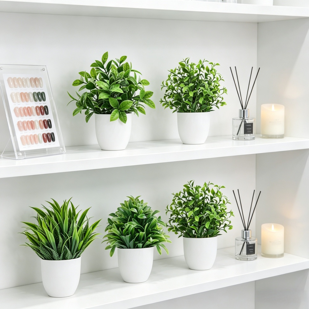4pcs/set Mini Artificial Plant - đánh giá và giá Badminton Live