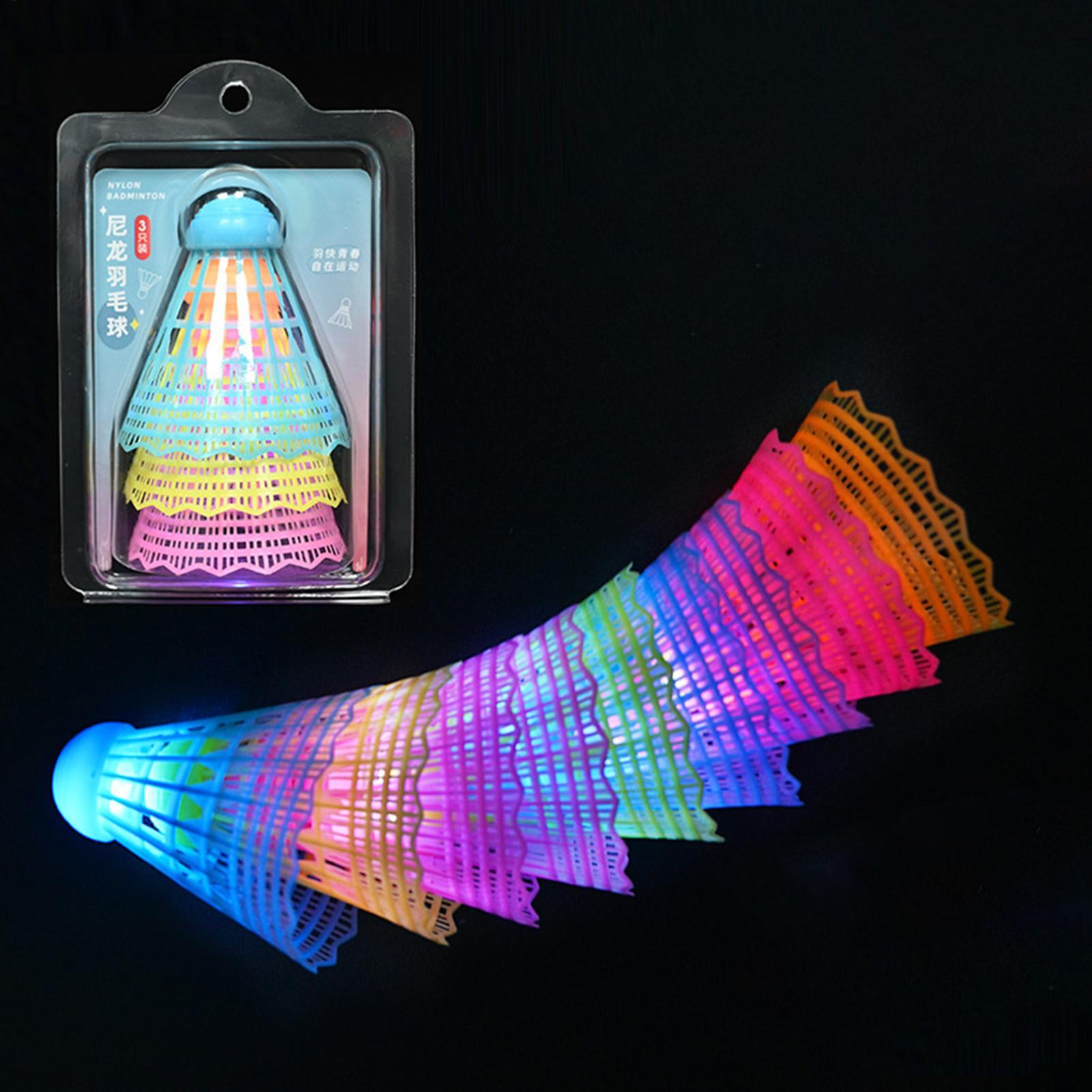 3pcs LED Badminton Shuttlecock - đánh giá và giá Badminton Bwf