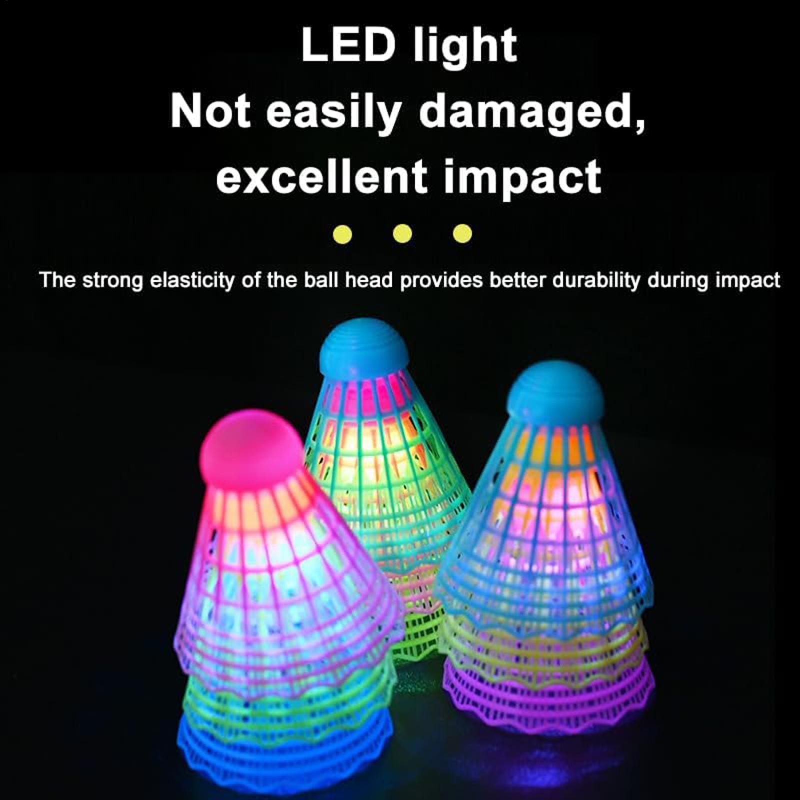 3pcs LED Badminton Shuttlecock - đánh giá và giá Badminton Bwf