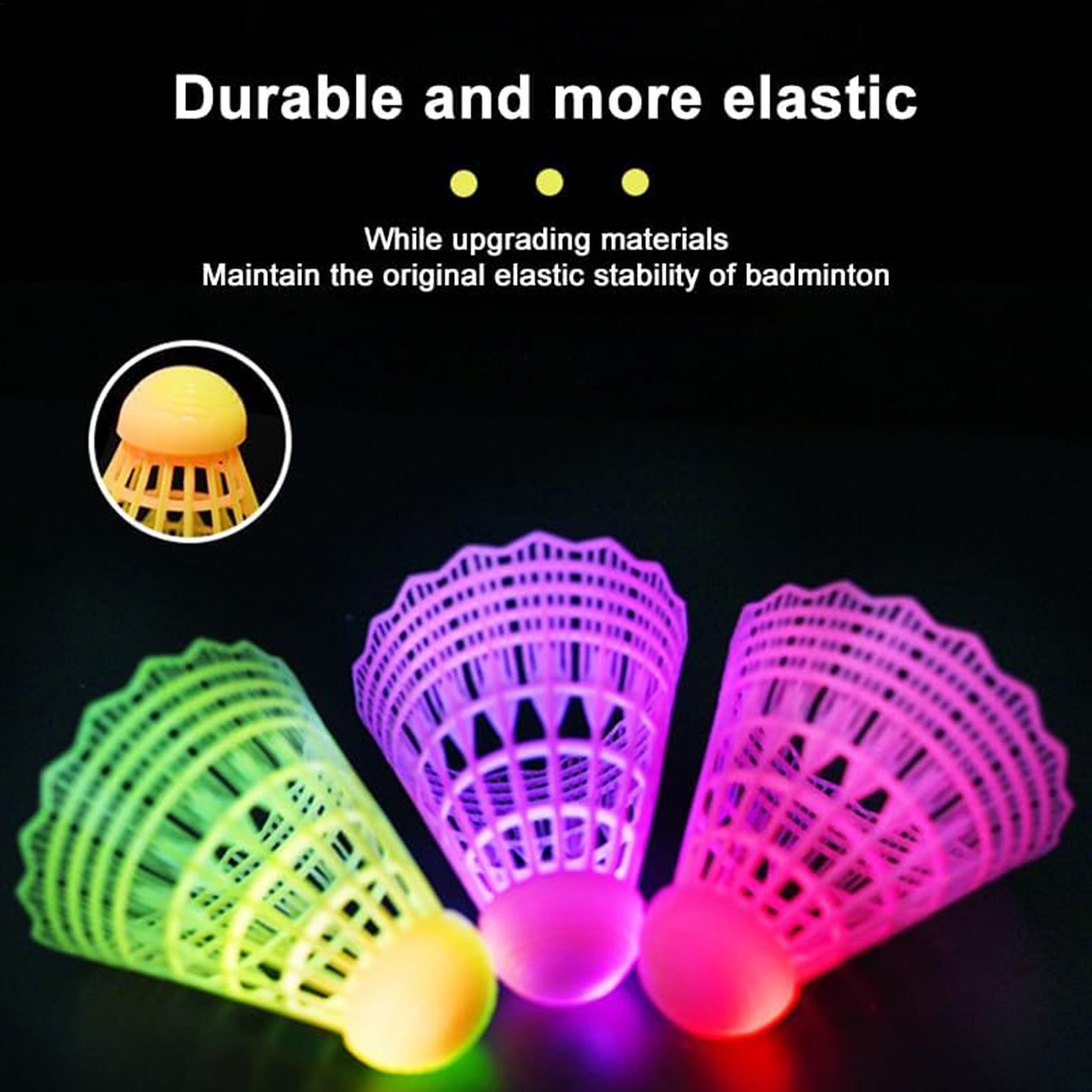 3pcs LED Badminton Shuttlecock - đánh giá và giá Badminton Bwf