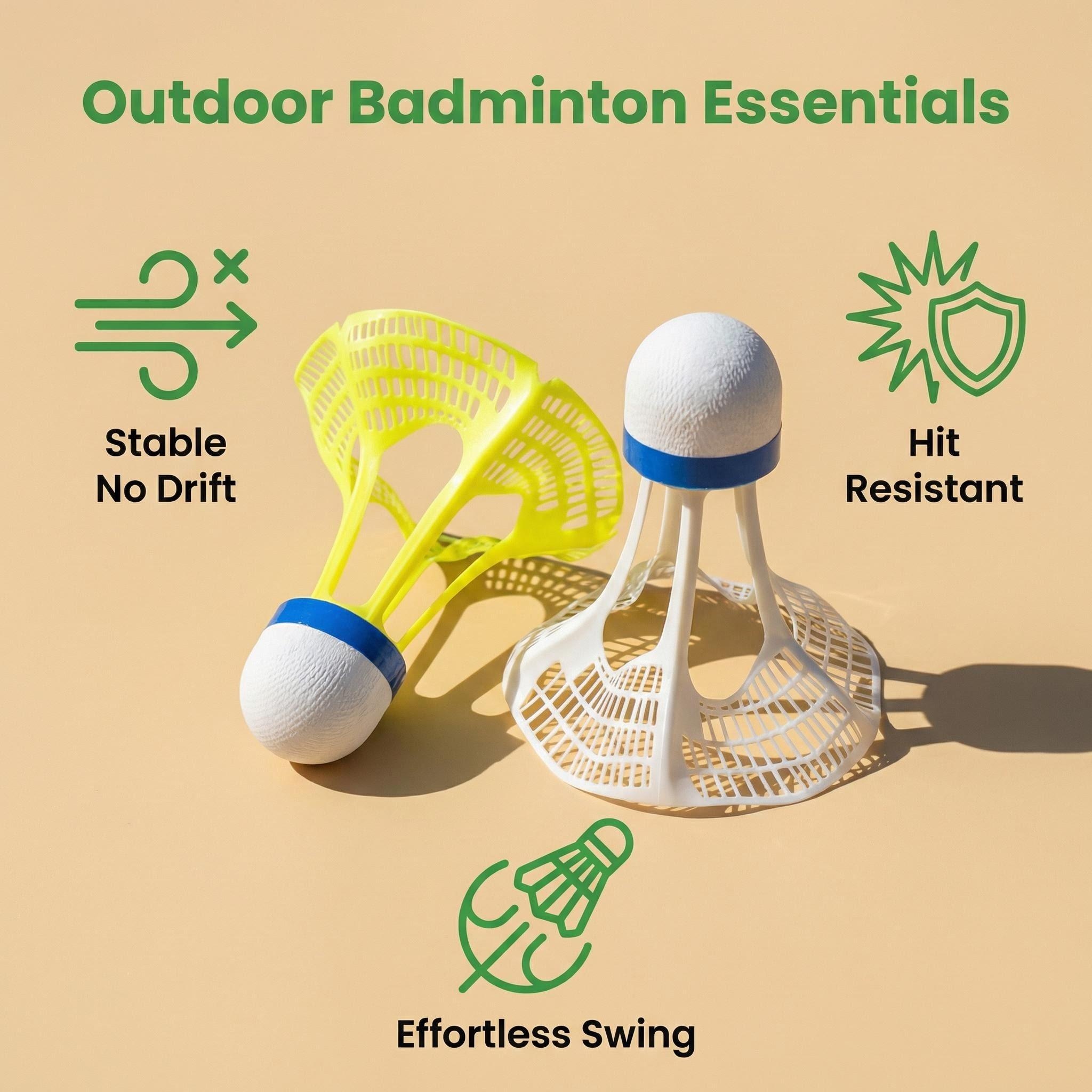 4Pcs/8Pcs, Wind-Resistant Badm - đánh giá và giá Badminton Materi